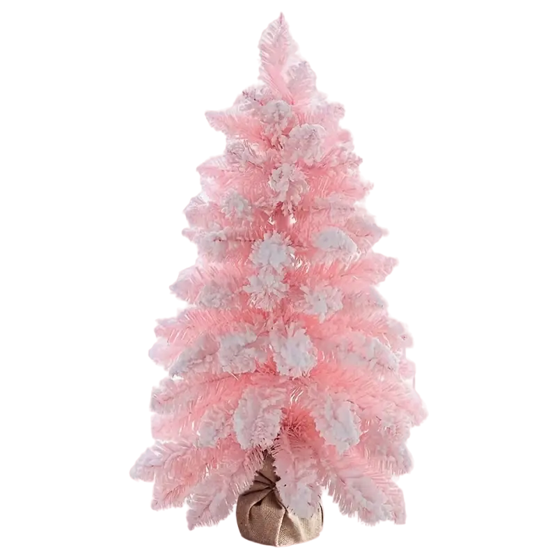 Pretty in Pink: A Festive Flocking Christmas Tree