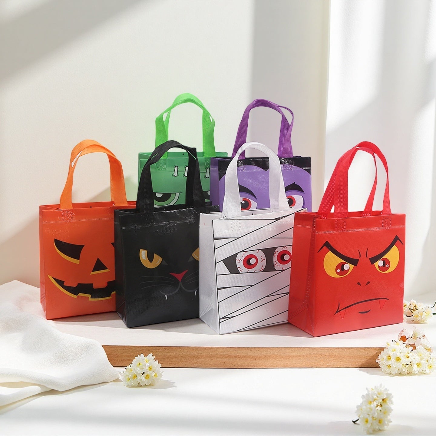 Halloween Trick or Treat Tote Bags (40PCS)