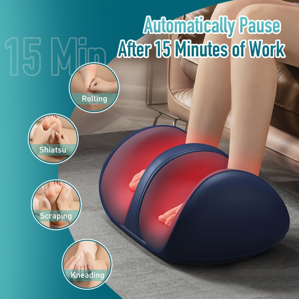 Cordless 3D Foot Massager with Heat Therapy