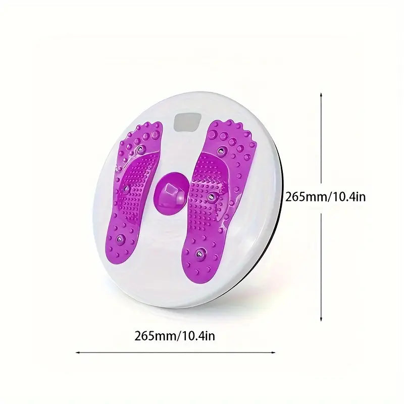 Dynamic Waist Twisting Plate & Foot Massage Twist Board - Purple