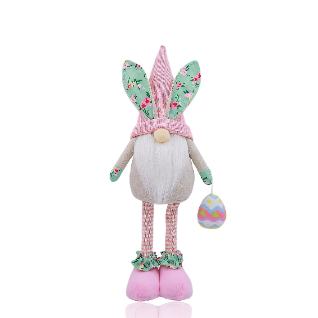 Handmade Easter Bunny Gnome Plush Decoration