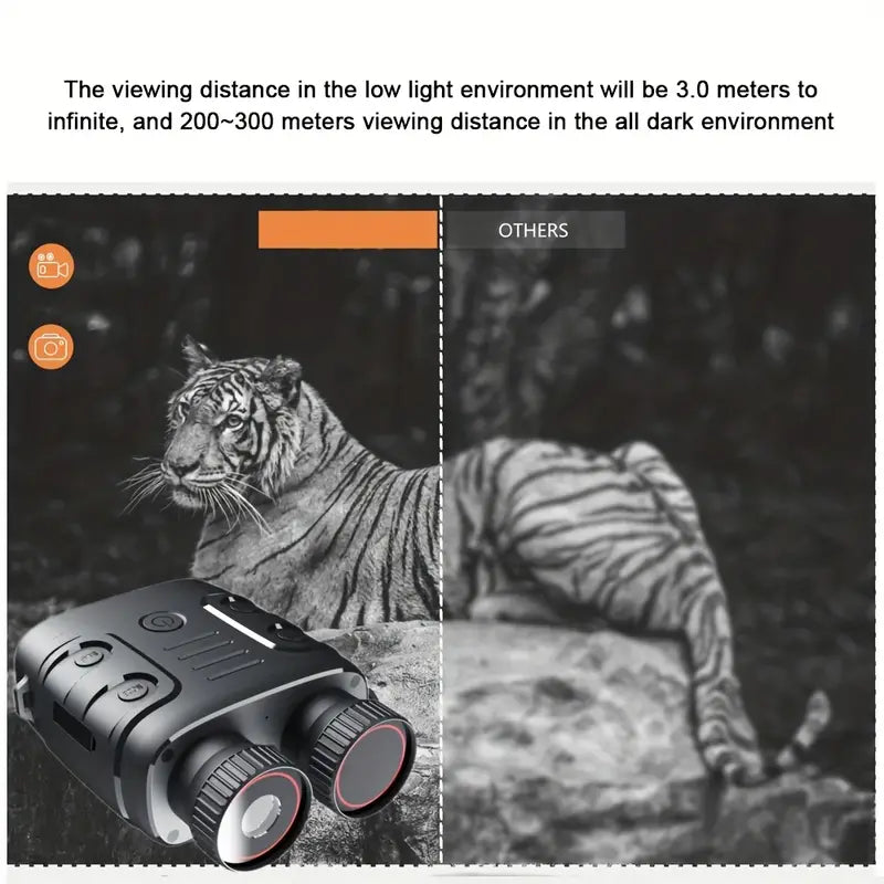 1080P Binocular Infrared Night Vision Device with 5X Digital Zoom