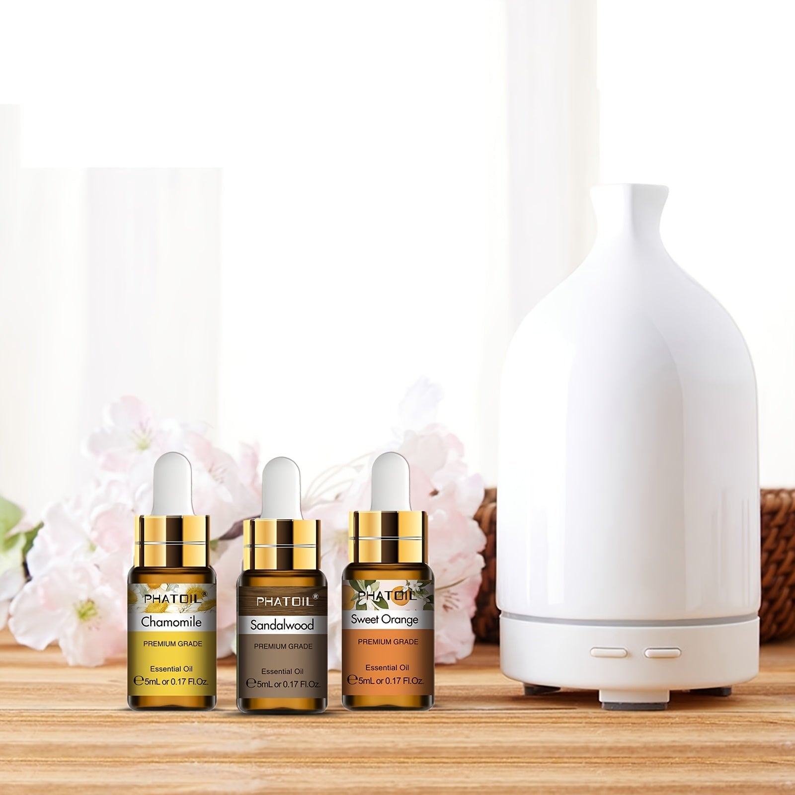 Premium Essential Oils Set For Diffuser (15Pcs X 5Ml)