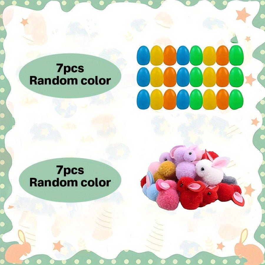 32Pcs Easter Eggs And Bunny Set Decorations