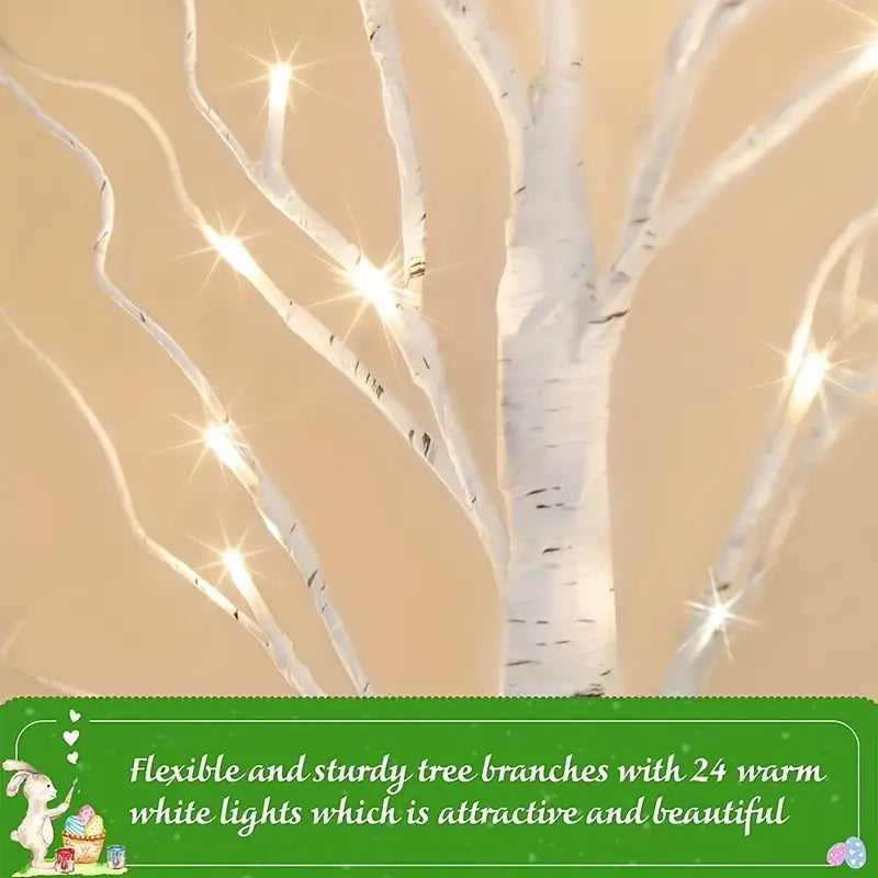Easter Twinkling Tree with 24 LED Lights