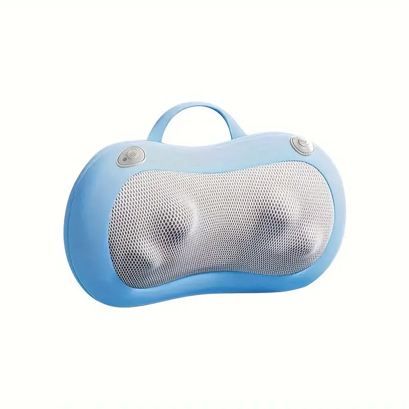 3D Massage Pillow with Heat Function (Blue)