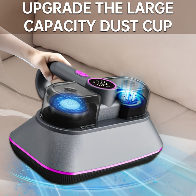 Wireless Dual-Cup Vacuum Cleaner with LED Display