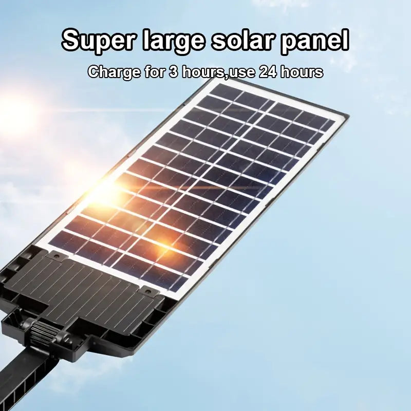 Super Bright 504 LED Solar Light - Outdoor Daylight with Motion Sensor