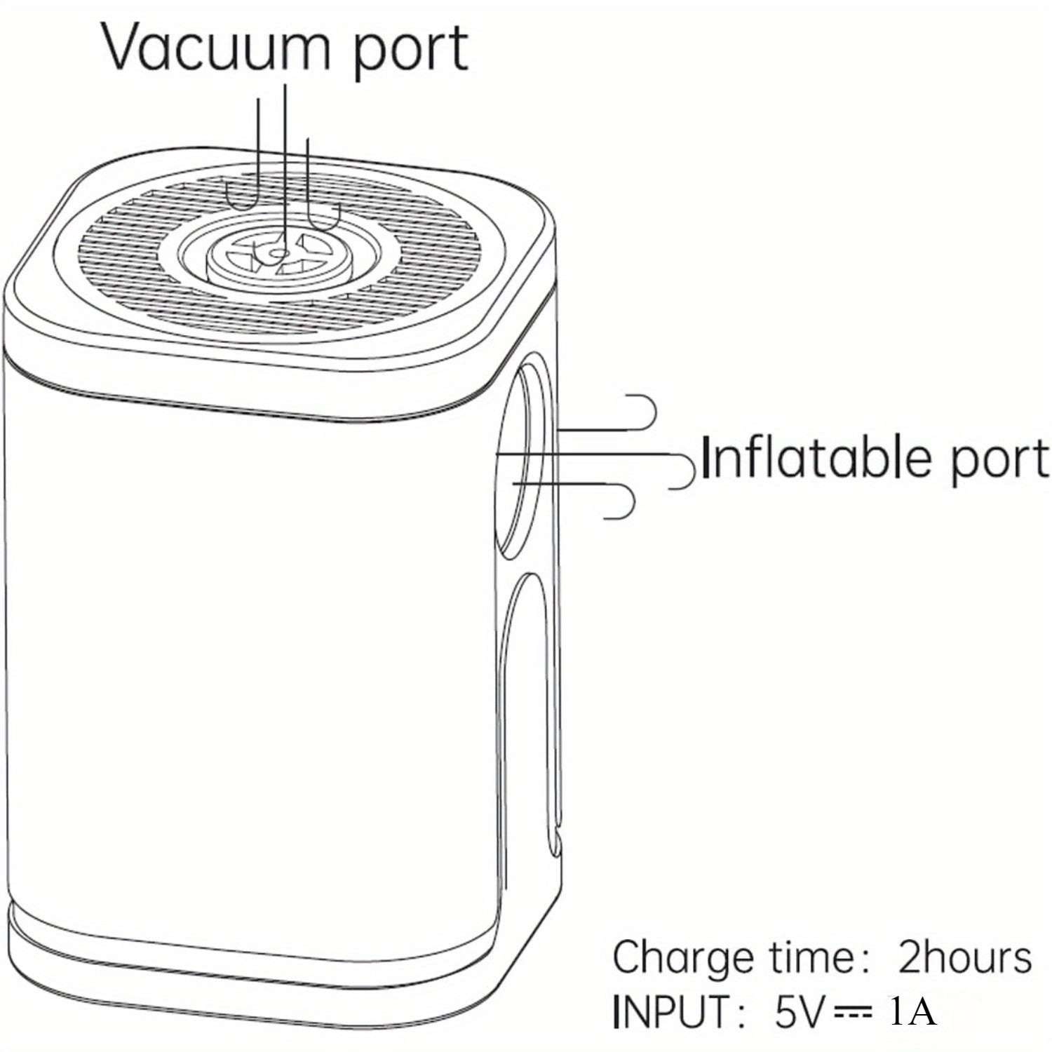 Outdoor Camping Electric Inflatable Pump