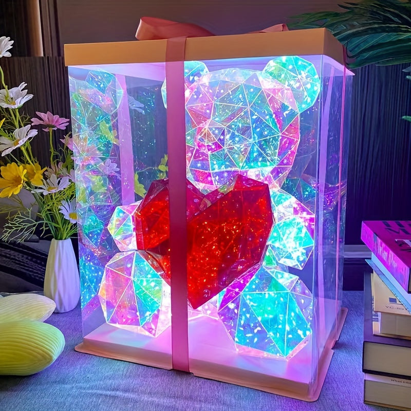 Led Bear Figurine Usb & Battery Powered