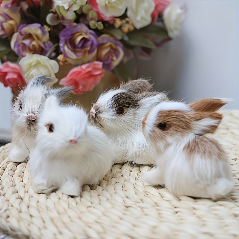 Classic Easter Bunny Decoration Battery-Free Traditional Style