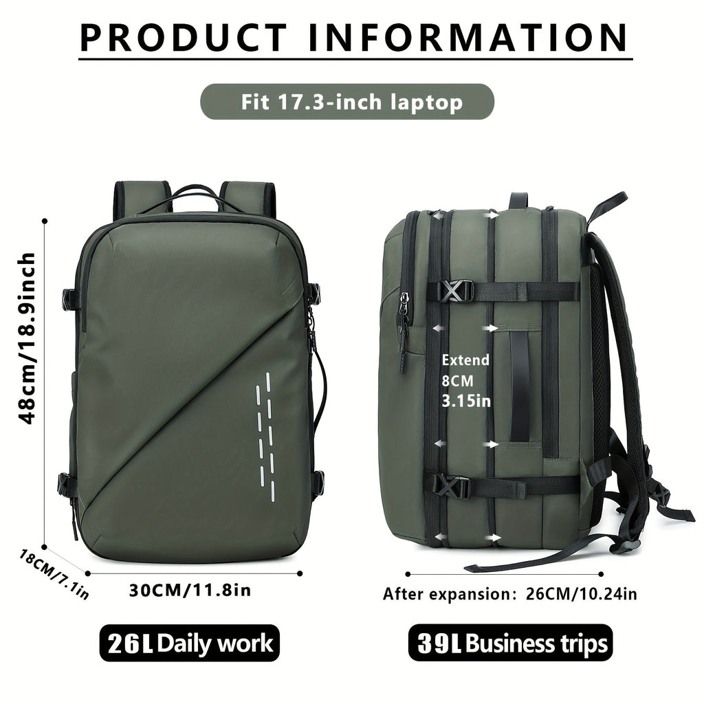 Vacuum Compression Nylon Backpack for Men