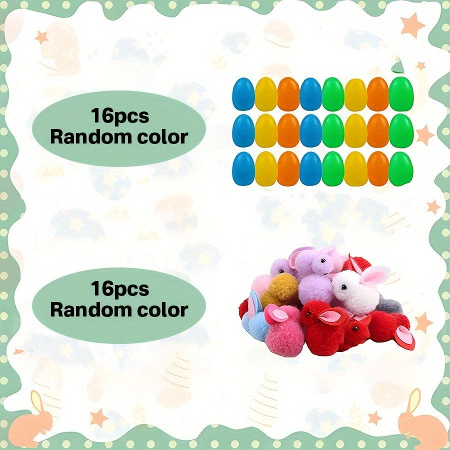 32Pcs Easter Eggs And Bunny Set Decorations