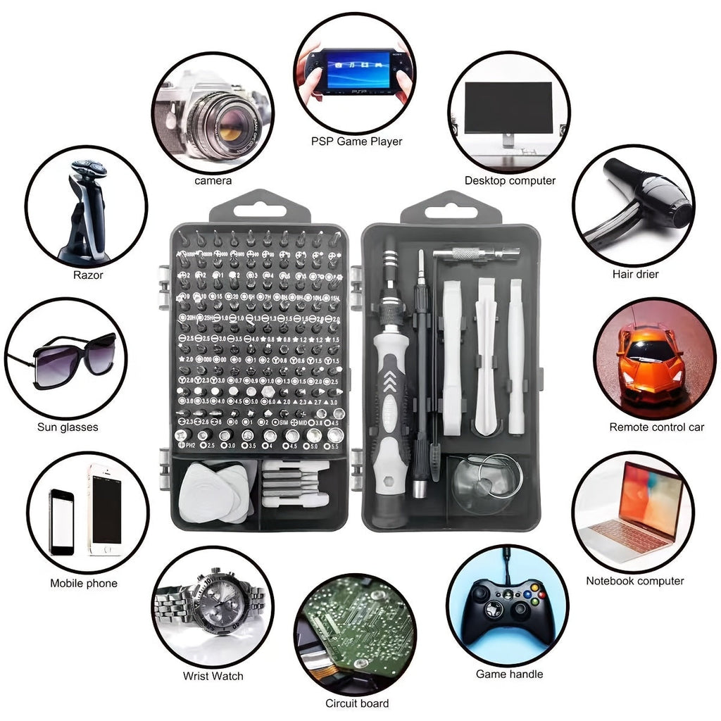 115-In-1 Strong Magnetic Multifunctional Screwdriver Set
