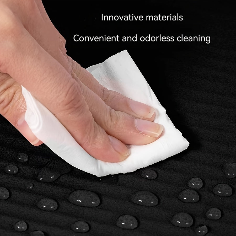 Extra-Large, Thick Non-Slip Yoga Mat High-Grip 20Mm Honeycomb Foam(Black)