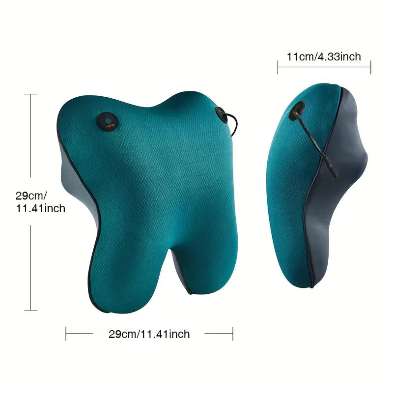 Cordless Shiatsu Back Massager with Heat - Green