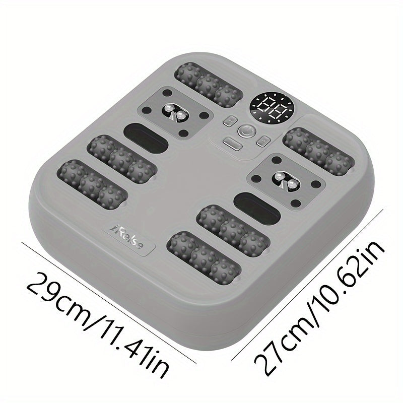 Foot Massager With Constant Temperature Heating & Magnetic Infrared Induction(White)