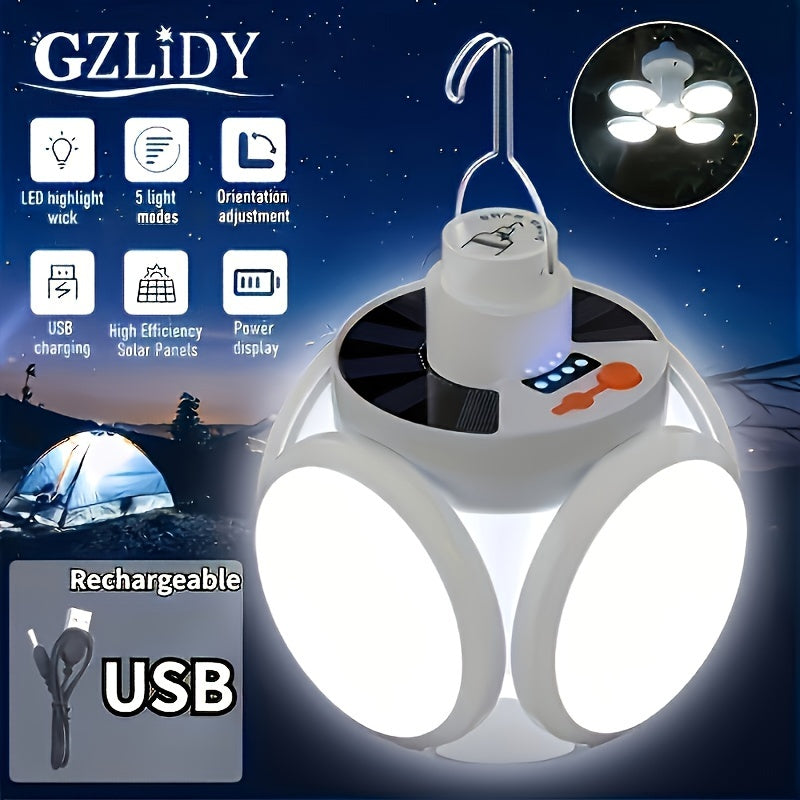 Portable Football-Shaped Rechargeable LED Lantern