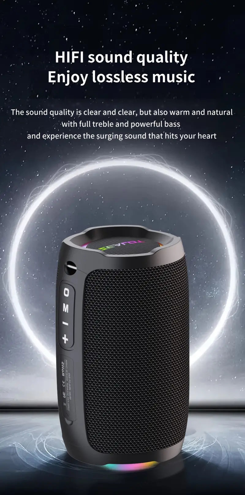 Wireless Outdoor Portable Subwoofer Speaker