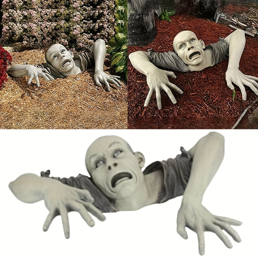 Latex Crawling Ghost Halloween Decorative Sculpture