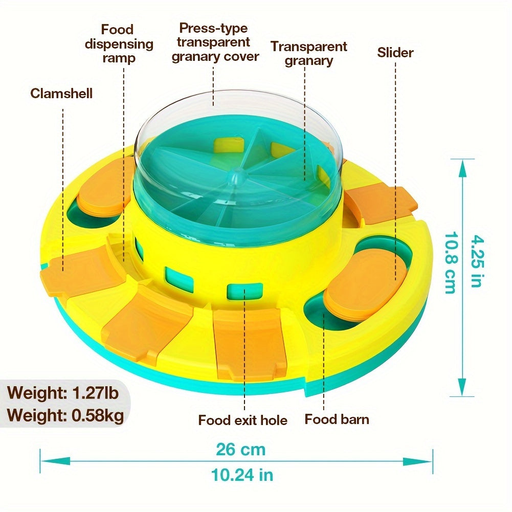 Interactive Dog Puzzle Feeder Toy For Iq Training