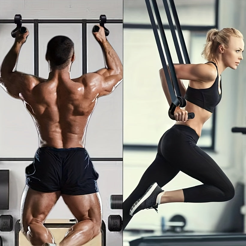 45° Pull-Up Grips – Multifunction Fitness Handles for Pull-Ups, Rows & Resistance Band Training