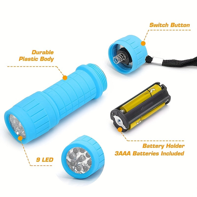 Mini LED Flashlights Set (6-Pack)