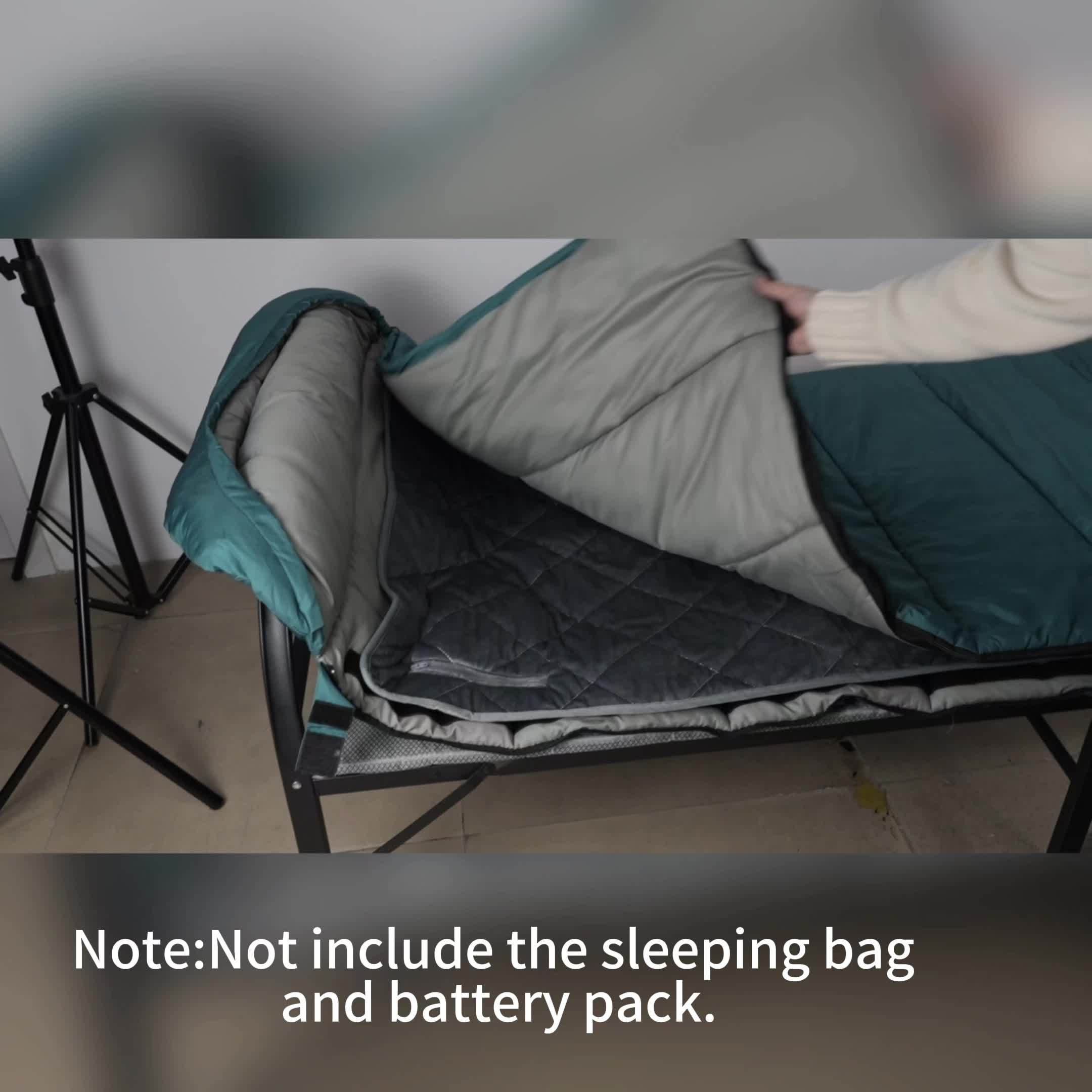 USB Heated Sleeping Bag Pad 5-Level Adjustable