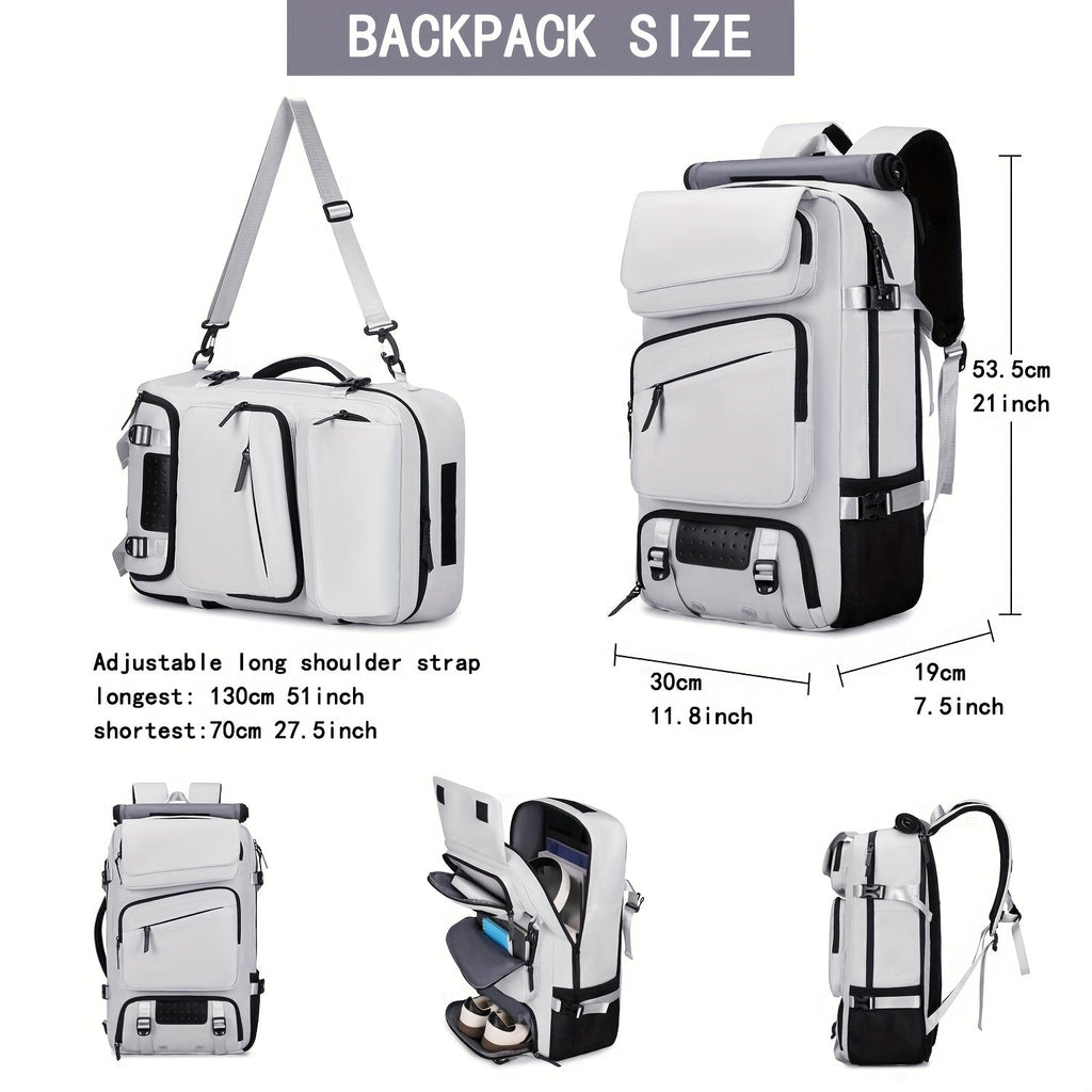 Flight Approved Travel Backpack with USB Charging