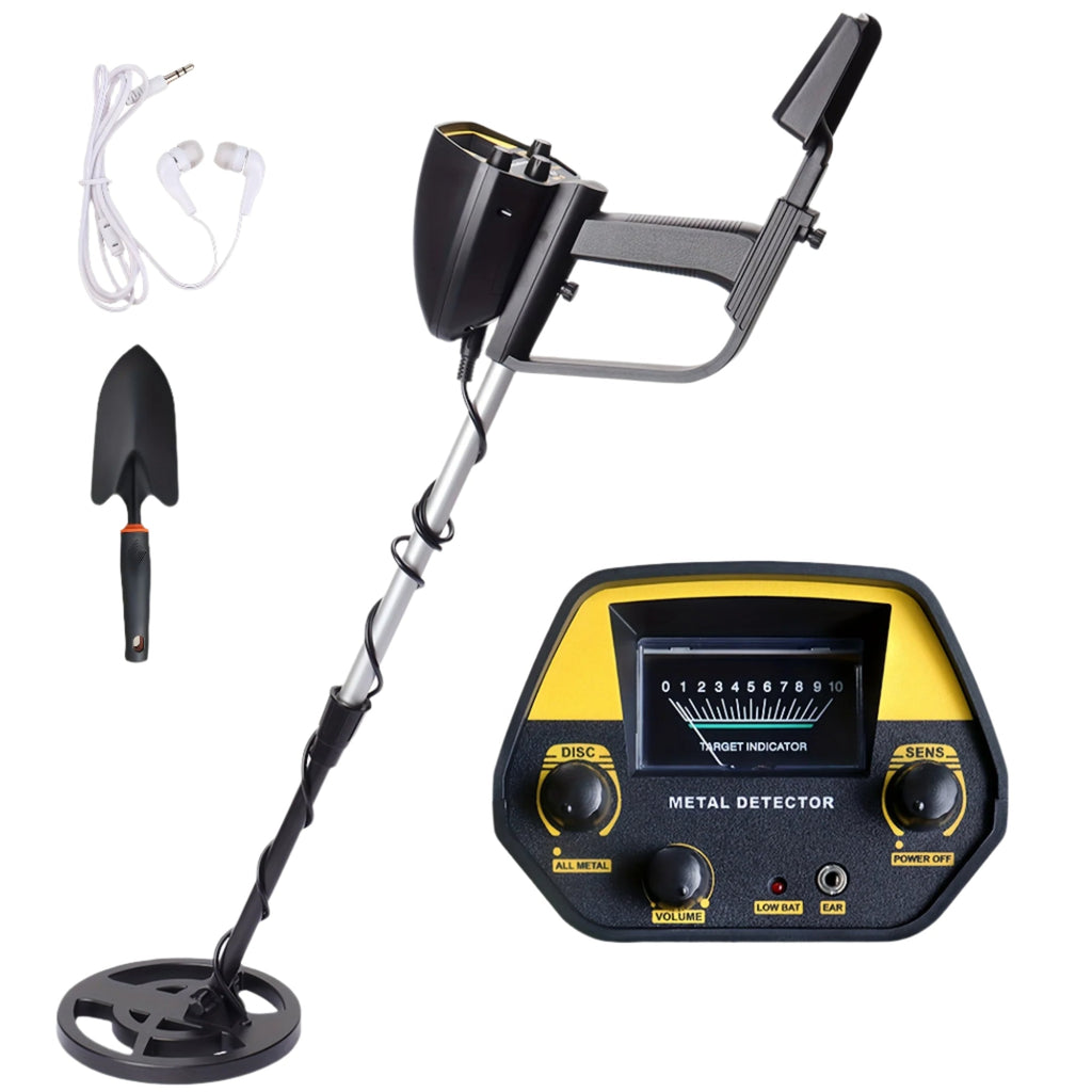Metal Detector with Shovel and Display