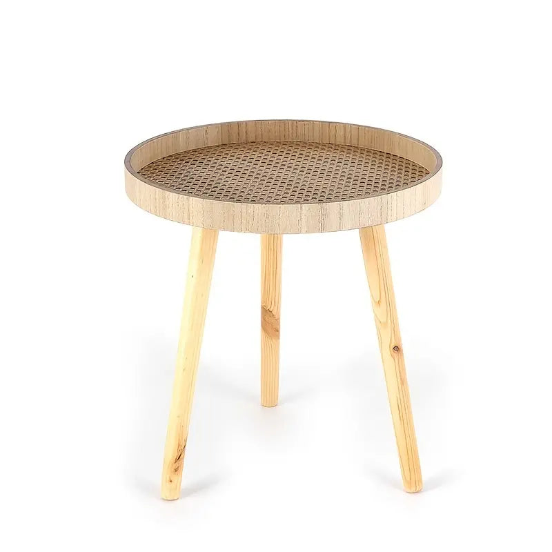 Add a touch of nature to your bedroom with this space-saving rattan nightstand