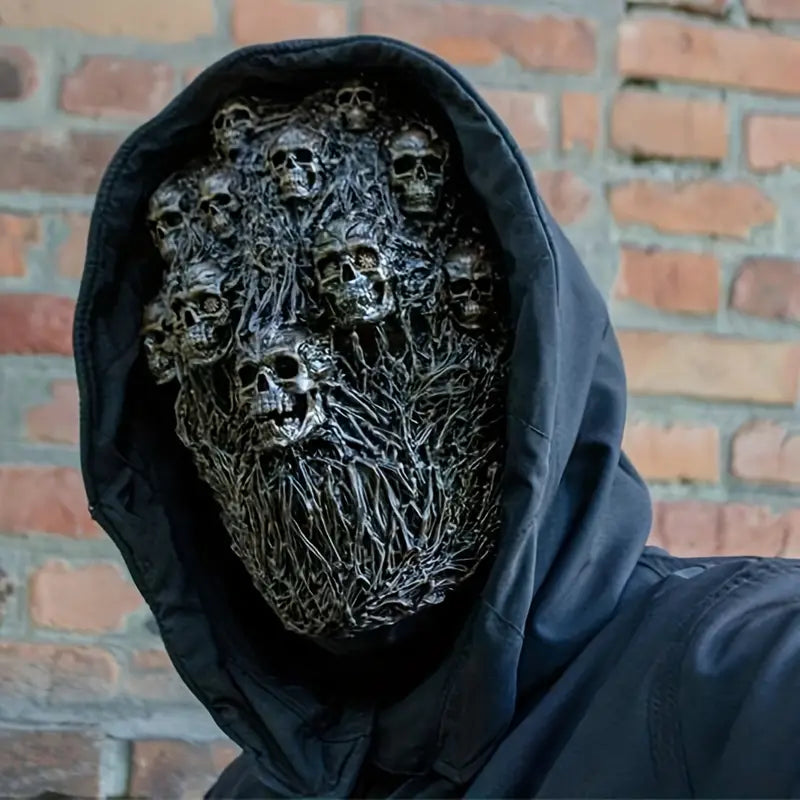 Bone-Chilling Elegance: Steam Skeleton Mask