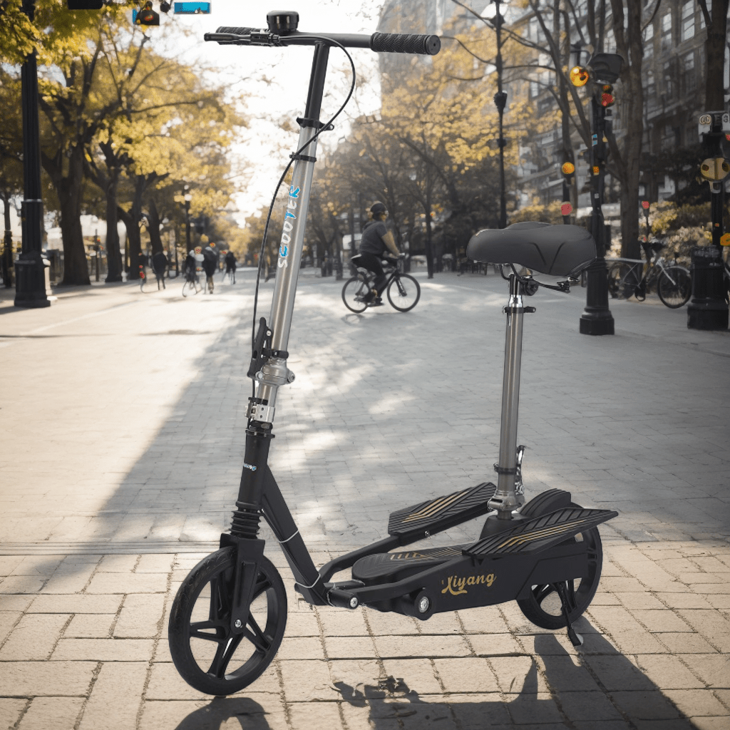 Two-Wheeled Foldable Commuter Scooter Without Battery