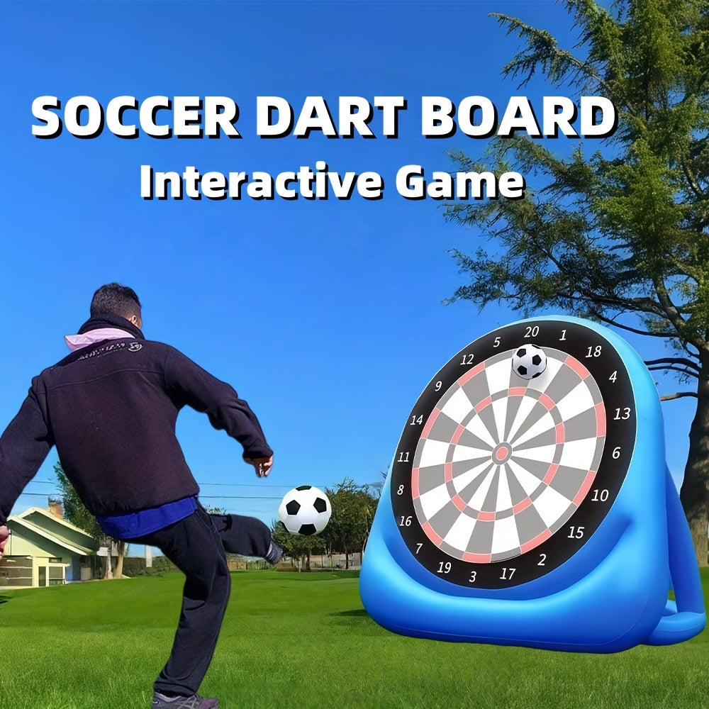 Inflatable Dart Board Game with 2 Soccer Balls