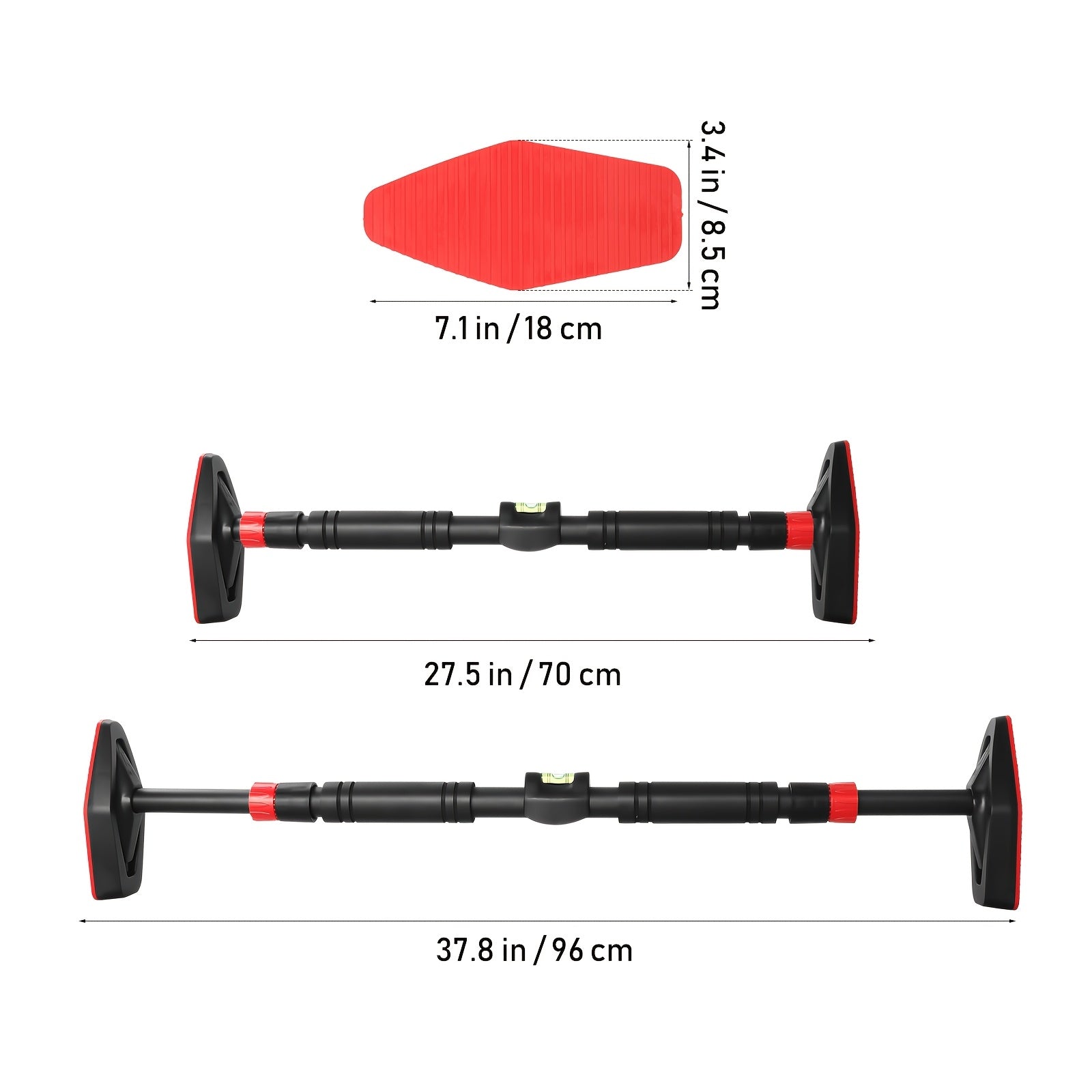 Heavy-Duty Door Pull-Up Bar