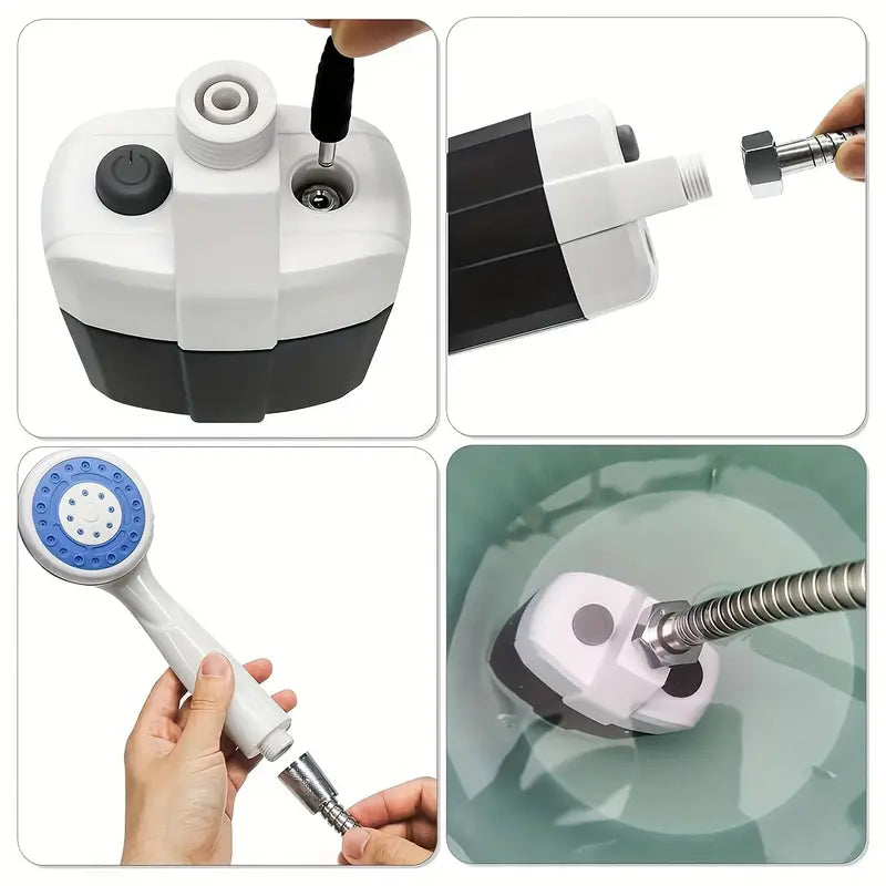 Portable Camping Shower with Water Filtration System