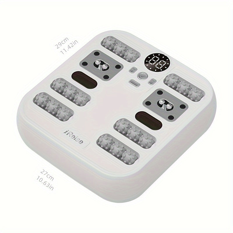 Foot Massager With Constant Temperature Heating & Magnetic Infrared Induction(White)