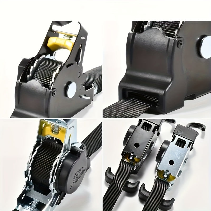 Retractable Outdoor Heavy-Duty Aluminum Cargo Strap