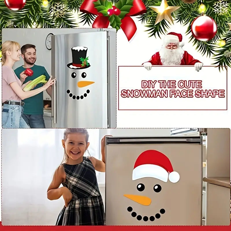 Add Cheer with 1 Set of Merry Christmas Decorative Garage Door Magnet Stickers