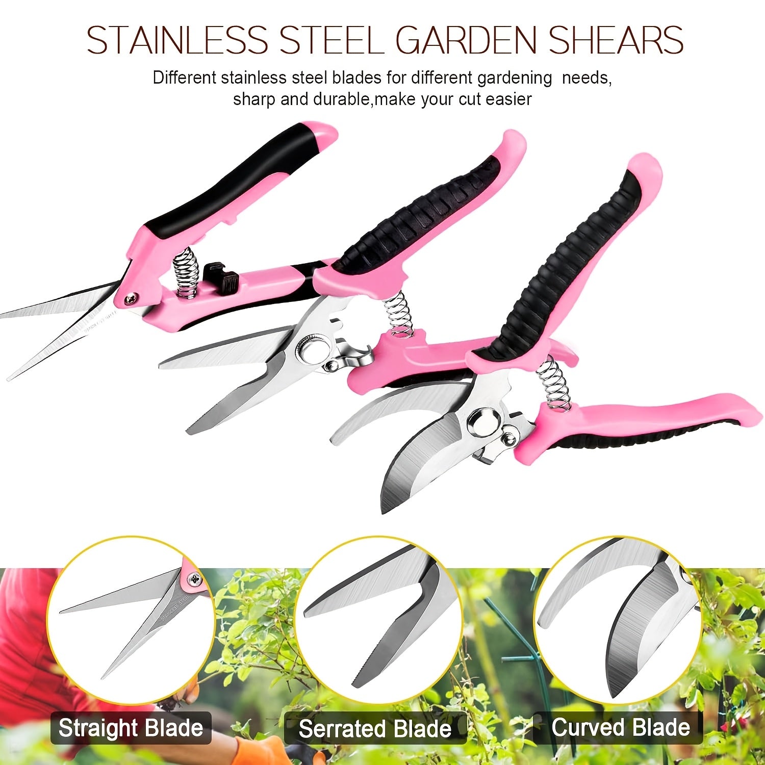 Pruning Scissors Set for Gardening (4pcs)