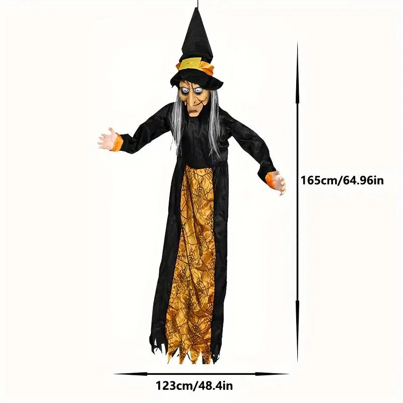 Luminous Hanging Ghost - Witch Voice Control Prop