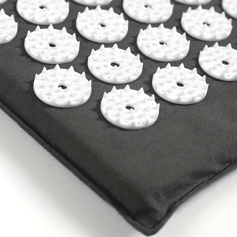3Pcs Yoga Acupressure Massage Mat Set(Dark Gray)
