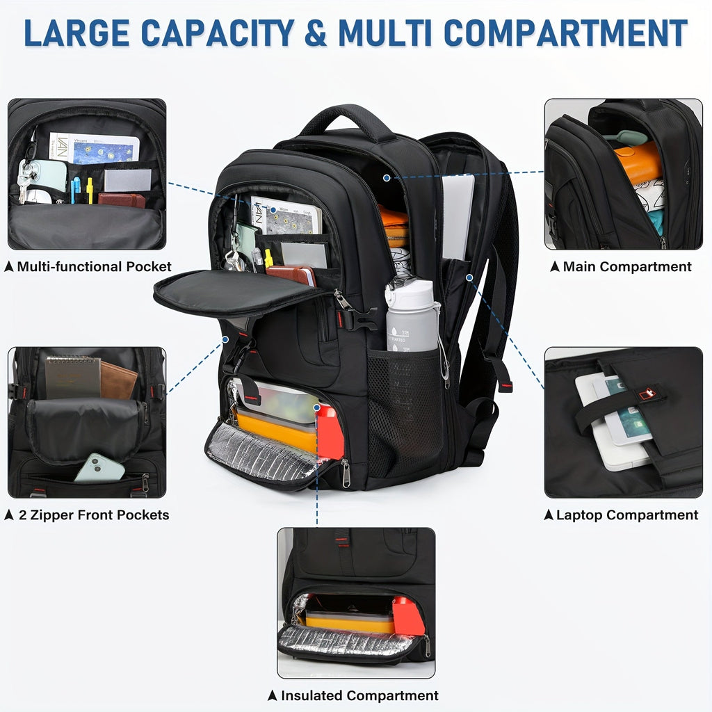 Men's Laptop Backpack Travel Daypack