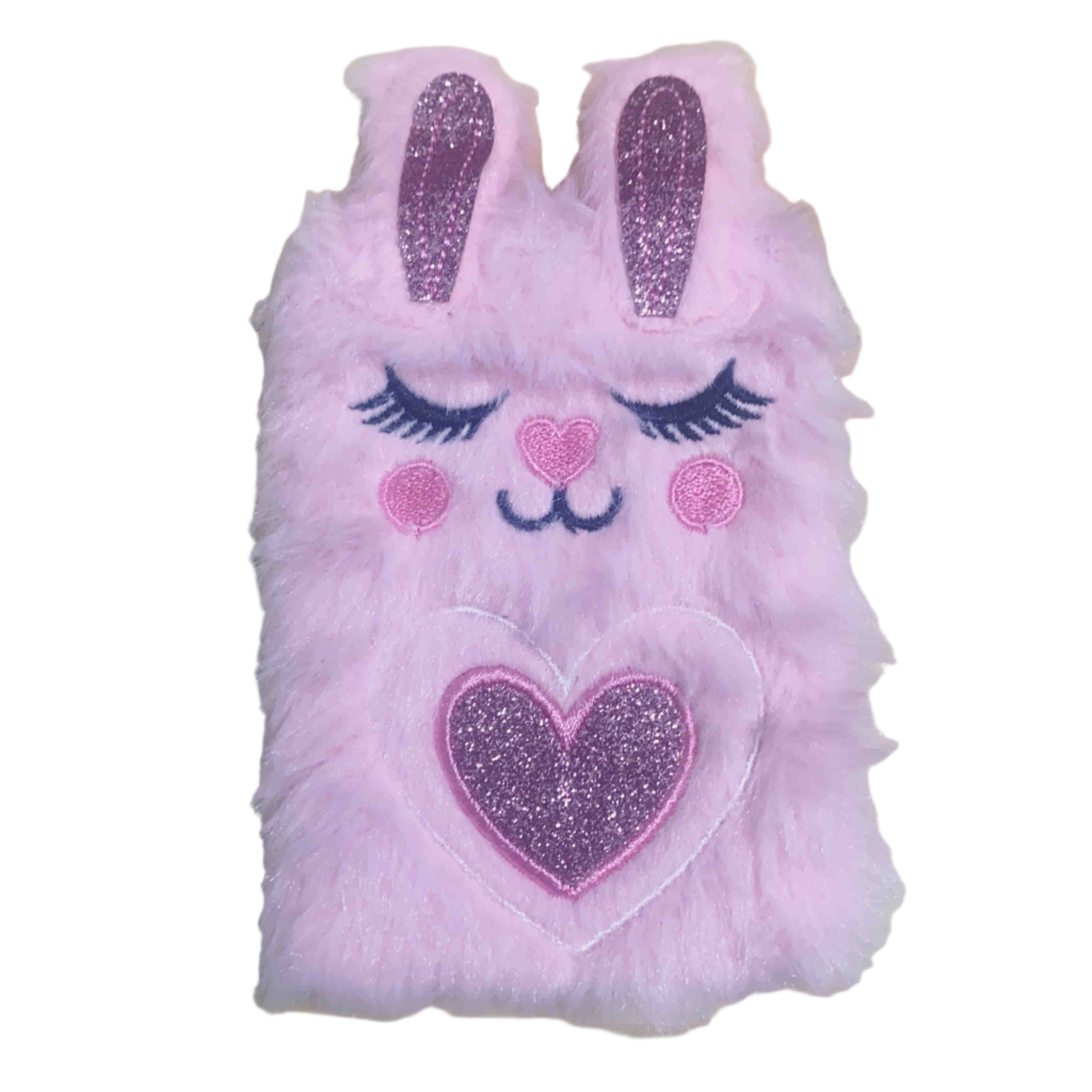 Mini Cartoon Bunny Plush Notebook Pocket Diary
