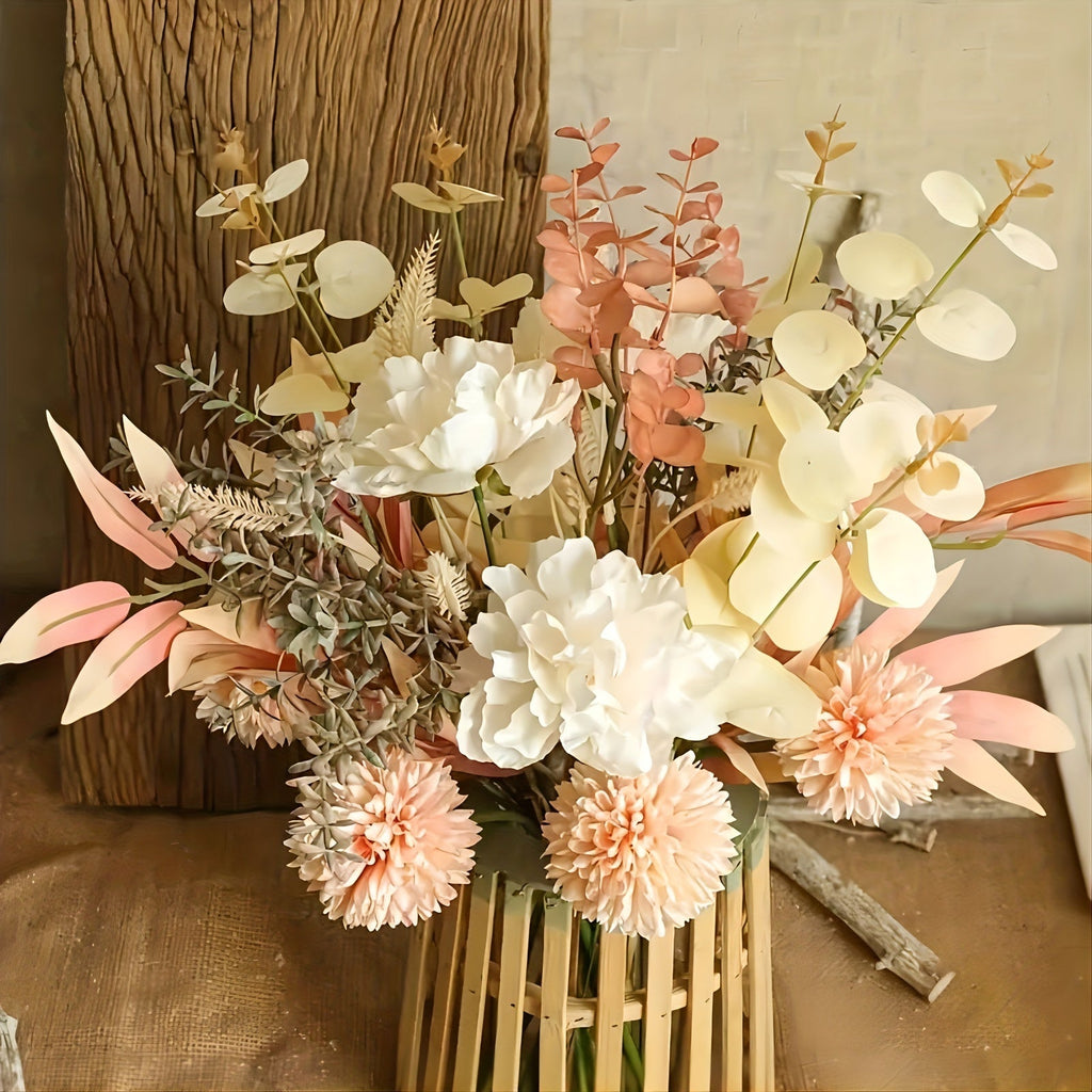 Artificial Hydrangea Bouquet For Home Decor