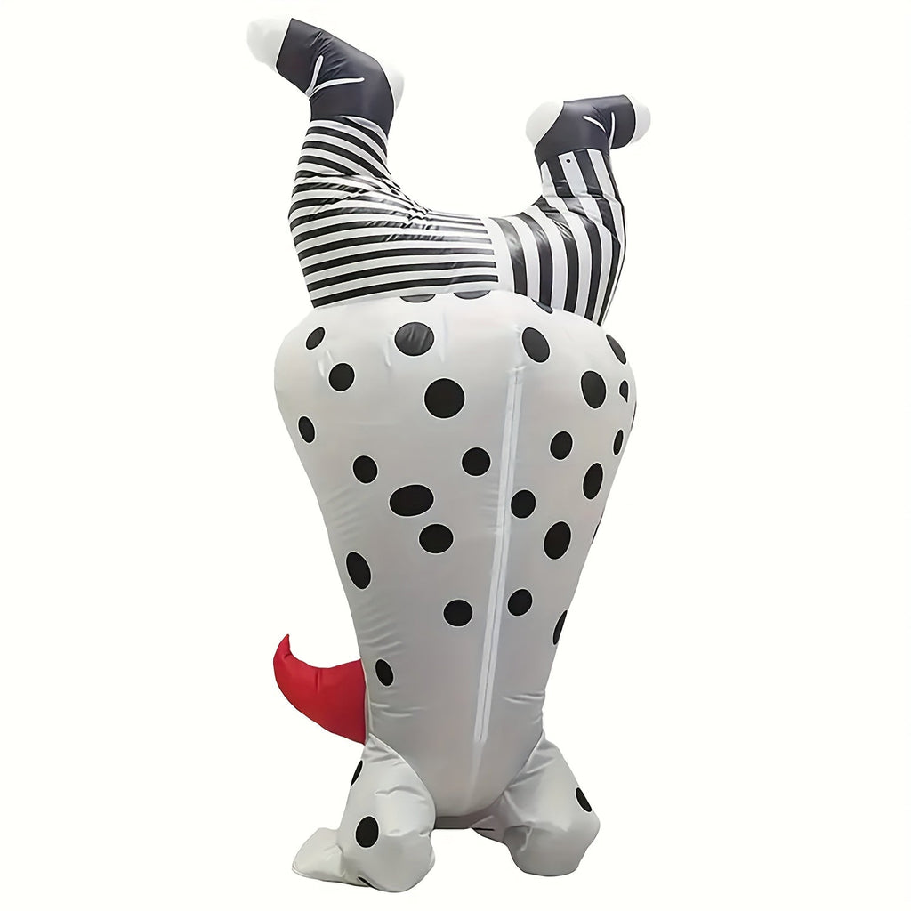 Inflatable Clown Skeleton Costume for Halloween Party