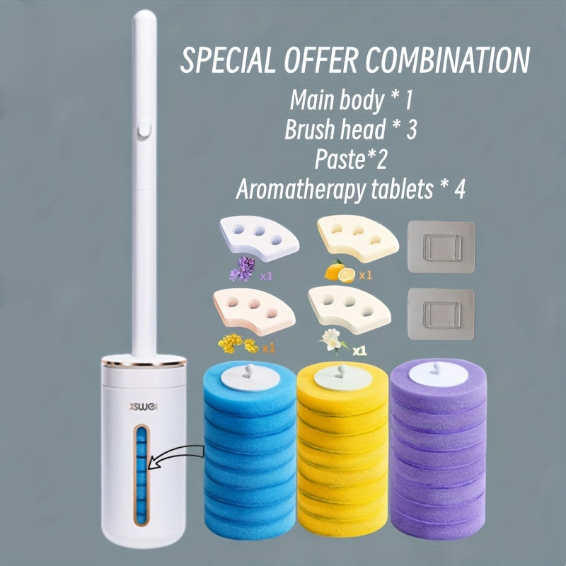 Disposable Toilet Brush Set Wall Mount (10pcs)