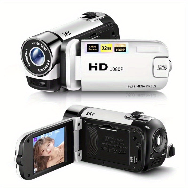 HD Digital Camera with Flip LCD Screen