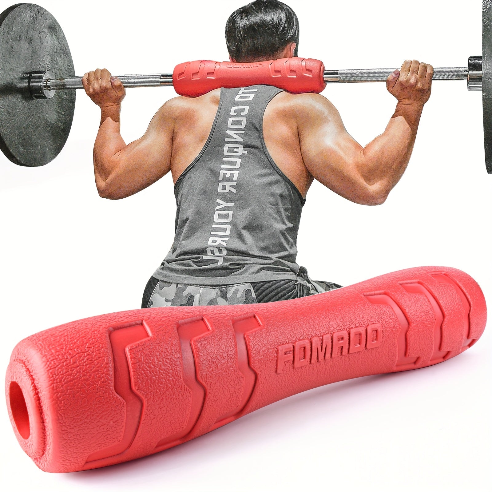 High-Density Barbell Squat Pad – Foam Cushion for Squats, Hip Thrusts & Lunges