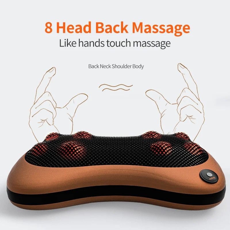 Electric Shiatsu Neck and Back Massage Pillow